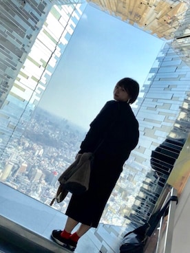 「JOURNAL STANDARD relume（ジャーナルスタンダード　レリューム）のアイテム（MA-1）」を使った、あいなさん（レディース・149cm）の冬コーディネート