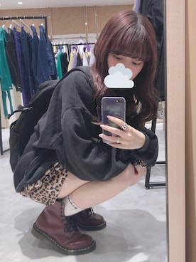 「chanel」｜「アイテム（スウェット）」を使った、Fukuo Yuukaさん（レディース・145cm）の春コーディネート