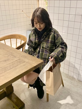 Fukuo Yuukaさん（レディース・145cm）の冬コーディネート