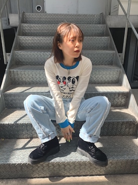 「原宿」｜Fukuo Yuukaさん（レディース・145cm）の春コーディネート