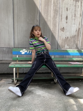 Fukuo Yuukaさん(レディース・145cm)の夏コーディネート