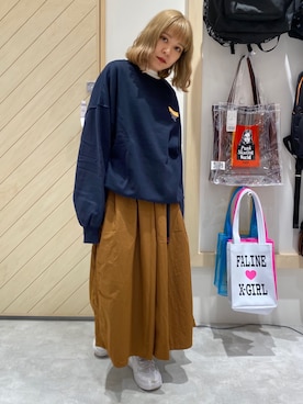 Fukuo Yuukaさん（レディース・145cm）の秋コーディネート