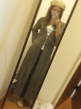「TODAYFUL（トゥデイフル）のアイテム（ハンチング/ベレー帽）」を使った、yukacocoさん（レディース・160cm）の春コーディネート