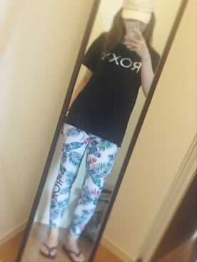 「キャップ女子」｜「アイテム（ビーチサンダル）」を使った、yukacocoさん（レディース・160cm）の夏コーディネート