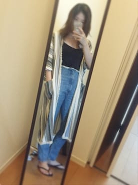 「TODAYFUL（トゥデイフル）のアイテム（ビーチサンダル）」を使った、yukacocoさん（レディース・160cm）の秋コーディネート