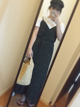 「TODAYFUL（トゥデイフル）のアイテム（ビーチサンダル）」を使った、yukacocoさん（レディース・160cm）の秋コーディネート