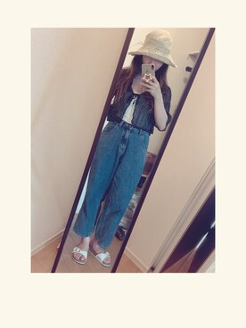 「Dieu（ディユウ）のアイテム」を使った、yukacocoさん（レディース・160cm）の夏コーディネート
