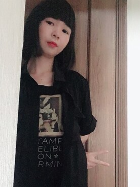 「ピース！」｜Ⓜ︎🐿️ena.さん（レディース・157cm）の夏コーディネート
