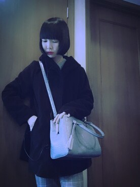 「Jewelna Rose（ジュエルナローズ）のアイテム」を使った、Ⓜ︎🐿️ena.さん（レディース・157cm）の冬コーディネート