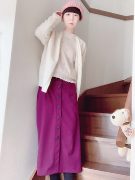 Ⓜ︎🐿️ena.さん（レディース・157cm）の冬コーディネート