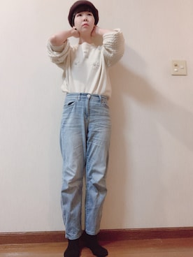 「DAISY MERRY（デイジーメリー）のアイテム」を使った、Ⓜ︎🐿️ena.さん（レディース・157cm）の冬コーディネート