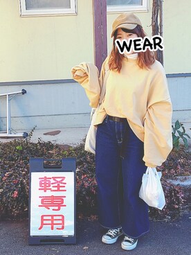 も か み ゆさん（レディース・152cm）の冬コーディネート