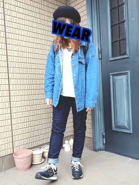 も か み ゆさん（レディース・152cm）の冬コーディネート