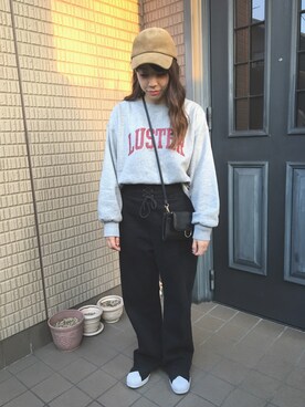 も か み ゆさん（レディース・152cm）の秋コーディネート