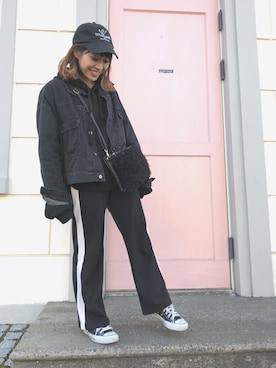 「chaopanic」｜「アイテム（ジャケット/アウター）」を使った、も か み ゆさん（レディース・152cm）の春コーディネート