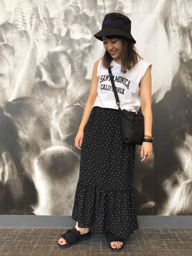 も か み ゆさん（レディース・152cm）の夏コーディネート