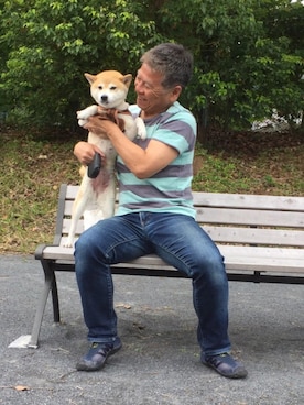 「柴犬」｜「アイテム（その他）」を使った、KGさん（メンズ・165cm）の夏コーディネート