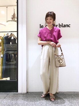 ルクールブラン名古屋セントラルパーク店スタッフさん（レディース・166cm）の春コーディネート