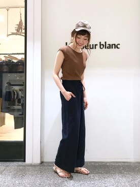 ルクールブラン名古屋セントラルパーク店スタッフさん(レディース・166cm)の夏コーディネート