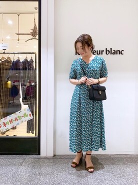 ルクールブラン名古屋セントラルパーク店スタッフさん(レディース・158cm)の夏コーディネート