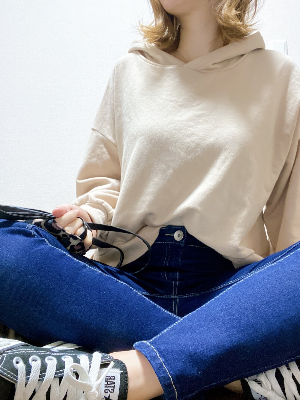 GRL（グレイル）の「スーパーストレッチスキニーデニム（デニム