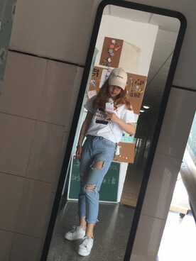 「アイテム（PC・スマホグッズ/家電）」を使った、MIC_曾芷卿aerryさん（レディース・155cm・20代）の夏コーディネート