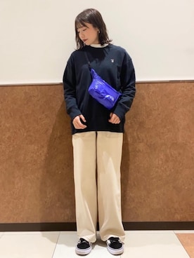 coen    いなむらさん（レディース・156cm）の秋コーディネート