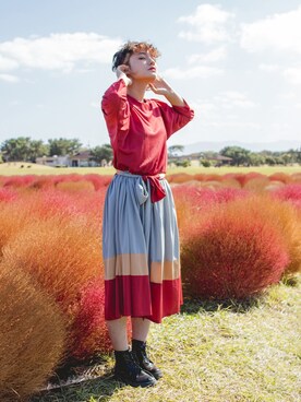 「アイテム（ワンピース/ドレス）」を使った、misatosakurai3310さん（レディース・165cm・10代）の夏コーディネート