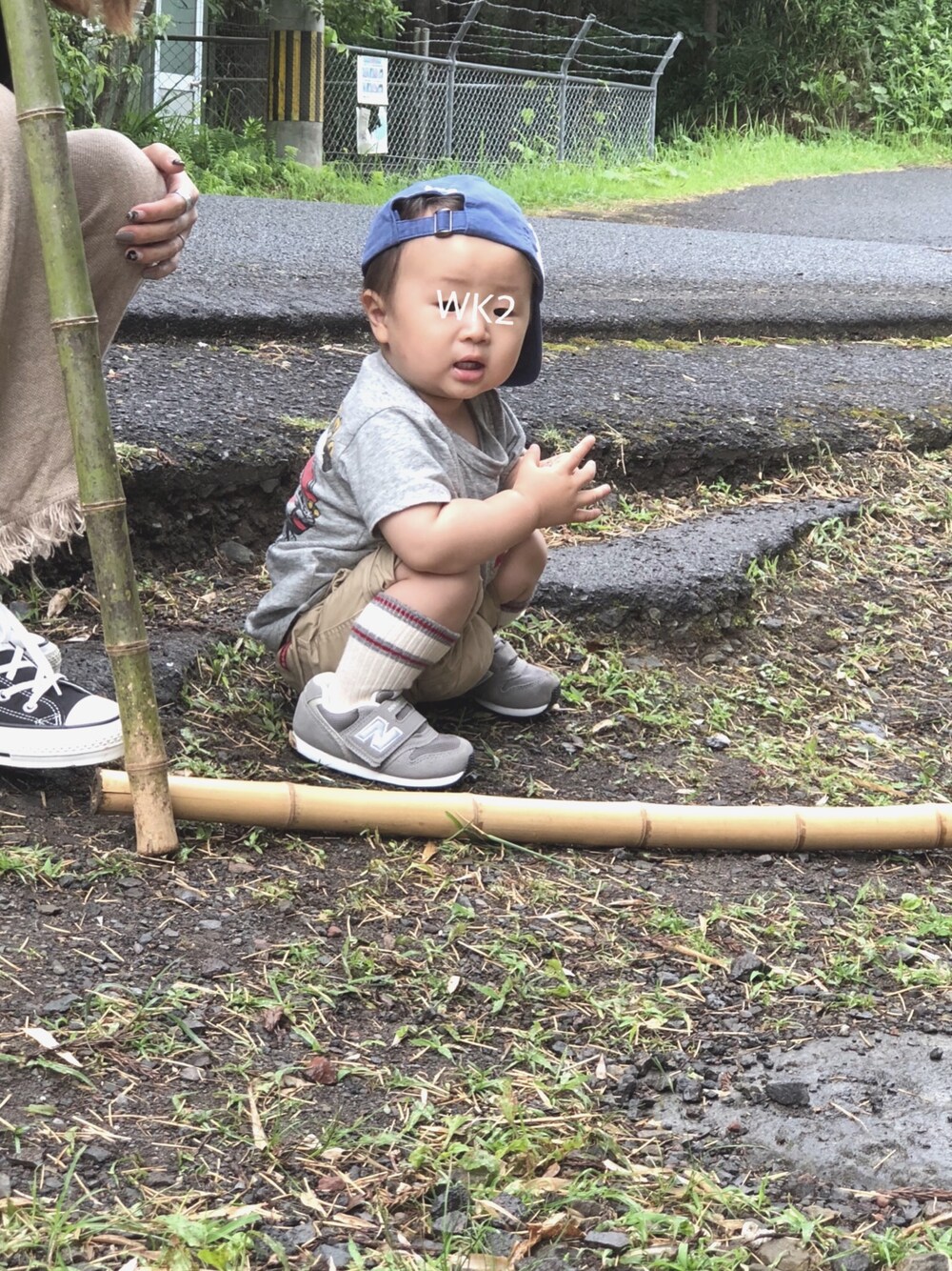 「おとこのこ、1歳6ヶ月」｜「POLO RALPH LAURENのアイテム（キャップ、ブルー系）」を使った、わっくさん（キッズ・80cm）の夏コーディネートの1枚目の写真