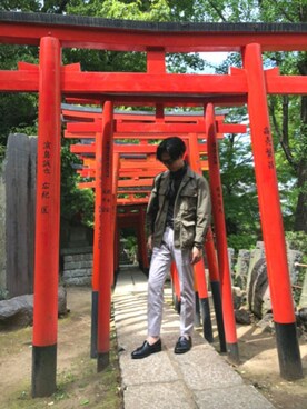 「united arrows」｜Rui Okadaさん（メンズ・171cm・20代）の春コーディネート