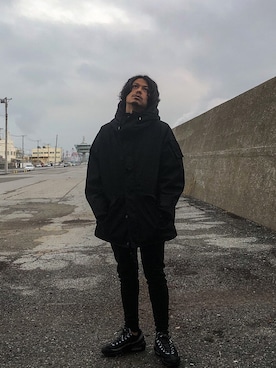 「omake（オマケ）のアイテム」を使った、tatasouさん（メンズ・165cm）の冬コーディネート