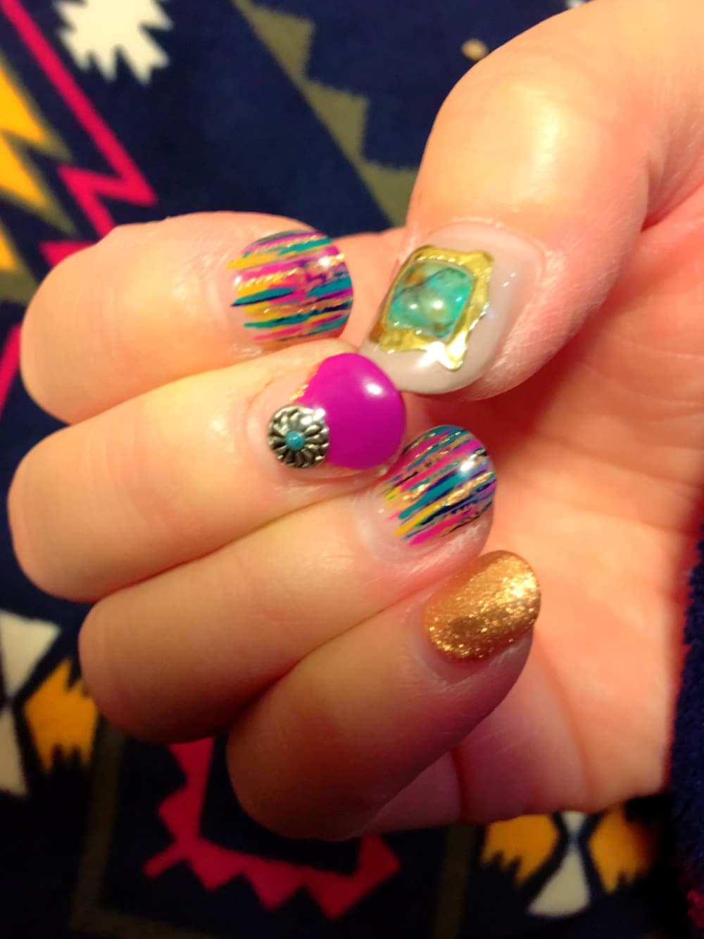 「NAILSのアイテム（その他、パープル系）」を使った、NassYさん（レディース・162cm）の冬コーディネートの1枚目の写真