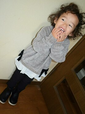 一姫二太郎★★さん（キッズ・90cm）の秋コーディネート