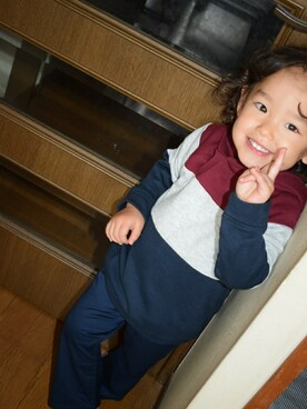 一姫二太郎★★さん（キッズ・90cm）の秋コーディネート