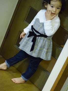 一姫二太郎★★さん（キッズ・90cm）の冬コーディネート