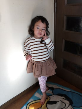 一姫二太郎★★さん（キッズ・90cm）の春コーディネート