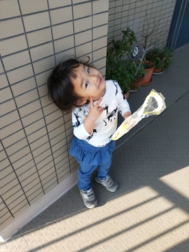 一姫二太郎★★さん（キッズ・90cm）の春コーディネート