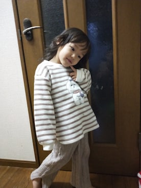 一姫二太郎★★さん（キッズ・100cm）の冬コーディネート