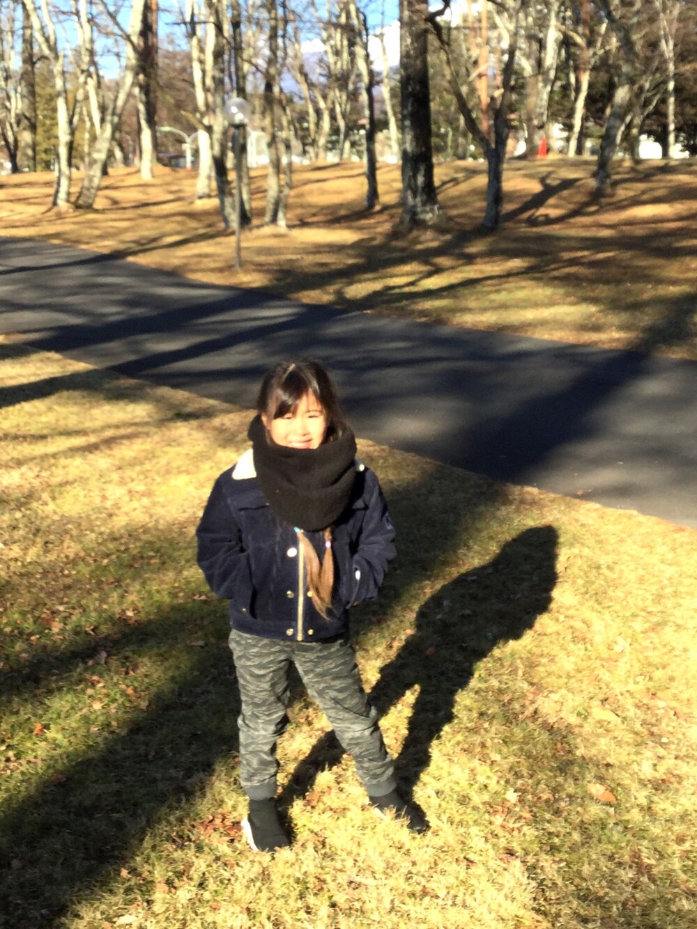 「kithnyc、kith、kithkidset、Balenciaga speed trainer、BALENCIAGA」｜「KITHのアイテム（ブルゾン、ブルー系）」を使った、きすけさん（キッズ・110cm）の冬コーディネートの1枚目の写真