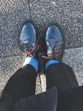「くつした」｜「アイテム（パンツ）」を使った、nmemeさん（メンズ・176cm）の冬コーディネート