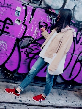 に れ .さん（レディース・168cm）の秋コーディネート