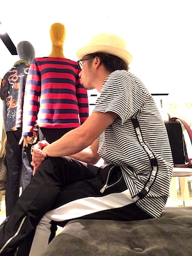 「SASQUATCHfabrix.（サスクワァッチファブリックス）のアイテム」を使った、L.H.ROSSOさん（メンズ・168cm）の夏コーディネート