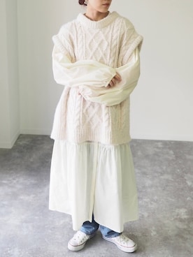 「春ワンピ」｜「アイテム（シャツワンピース）」を使った、Riberry_officialさん（レディース・158cm）の春コーディネート