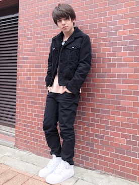 「BEAMS（ビームス）のアイテム（その他アウター）」を使った、小川 哲央(てつを)さん（メンズ・170cm）の春コーディネート