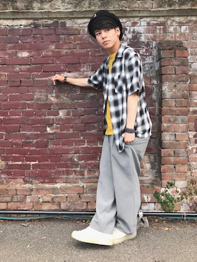 「男気japan」｜小川 哲央(てつを)さん（メンズ・170cm）の夏コーディネート