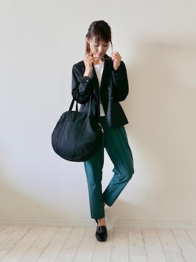 「ootd」｜もりのがっこうさん（レディース・161cm）の秋コーディネート