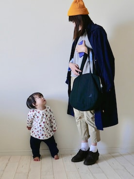 「AndMesh（アンドメッシュ）のアイテム」を使った、もりのがっこうさん（レディース・161cm）の秋コーディネート