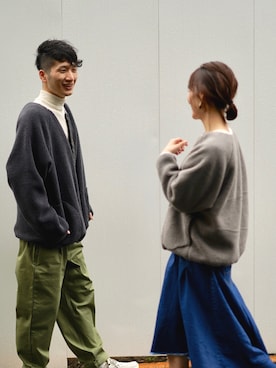 「お揃い」｜「アイテム（その他）」を使った、もりのがっこうさん（レディース・161cm）の冬コーディネート