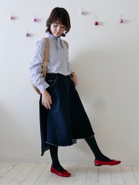 「Repetto（レペット）のアイテム」を使った、もりのがっこうさん（レディース・161cm）の冬コーディネート