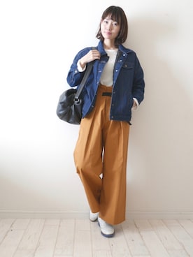 「La Tenace（ラテナーチェ）のアイテム」を使った、もりのがっこうさん（レディース・161cm）の冬コーディネート